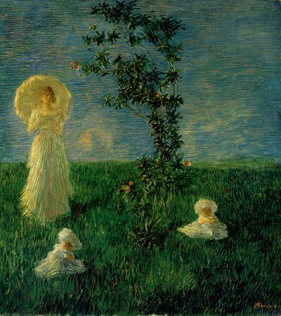 En el prado de Gaetano Previati